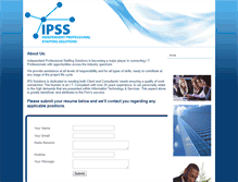 Tablet Screenshot of ipssolutions.net